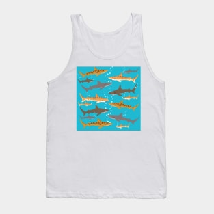 Shark frenzy Tank Top